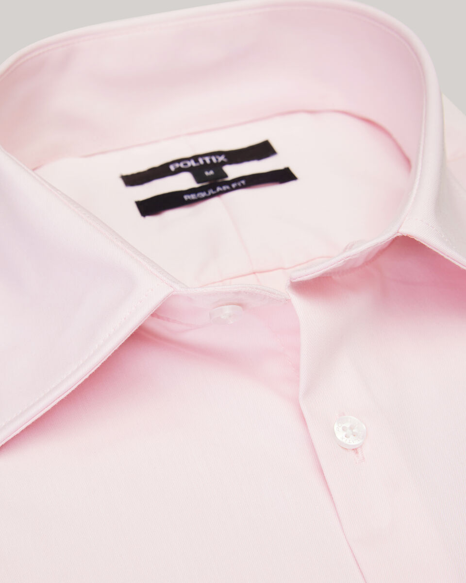 Regular Fit Business Shirt, Light Pink, hi-res